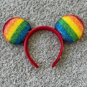 Disney Kids Rainbow Sequin Mickey Ear Headband